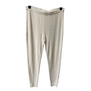 2/$30 Barefoot Dreams Cozy Chic Ultra Lite Pants Cream Color Size Large